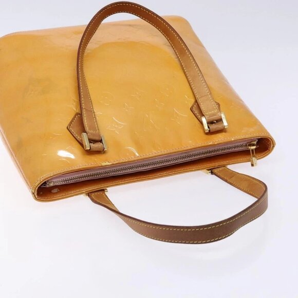 LOUIS VUITTON Monogram Vernis Houston Bag Marshmallow Pink LV Auth - Picture 7 of 16